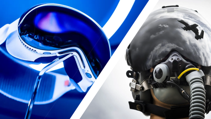 Apple Vision Pro & F-35 Helmet